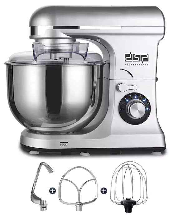 عجان دي اس بي، 1300 وات، 7 لتر، 8 سرعات، فضي، KM3057