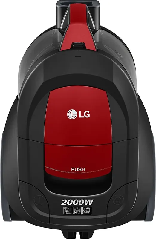 مكنسة كهربائية ال جي، 2000 وات، فلتر هيبا، أحمر، VC5420NNTR