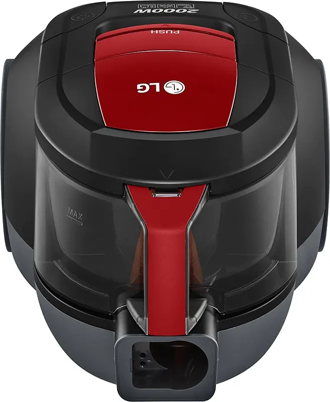 مكنسة كهربائية ال جي، 2000 وات، فلتر هيبا، أحمر، VC5420NNTR