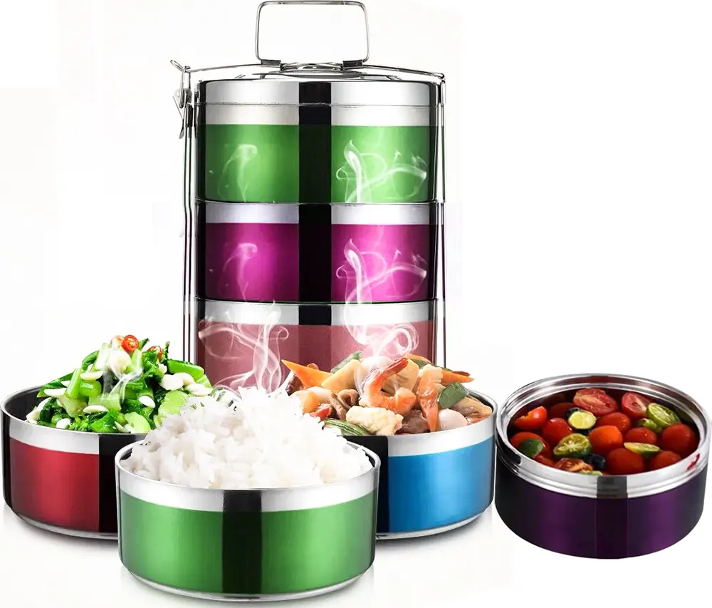 عمود لحفظ الطعام - متعدد الألوان