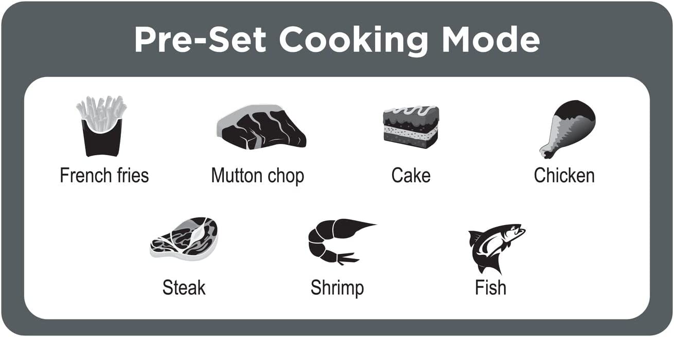 قلاية هوائية بلاك اند ديكر ايرو فراي، 1800 وات، 5.6 لتر، ديجيتال، أسود، AF625-B5