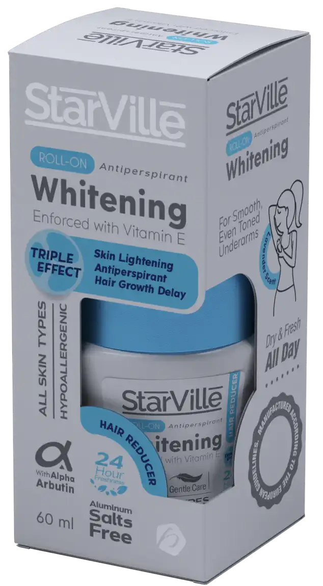 مزيل عرق ستارفيل وايتنينج ، رول اون ، 60 مل