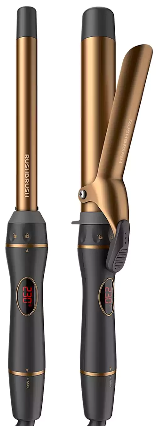 مكواة تجعيد الشعر راش برش، 230 درجة سيليزيوس، ذهبي، سباين كرلير 5 في1