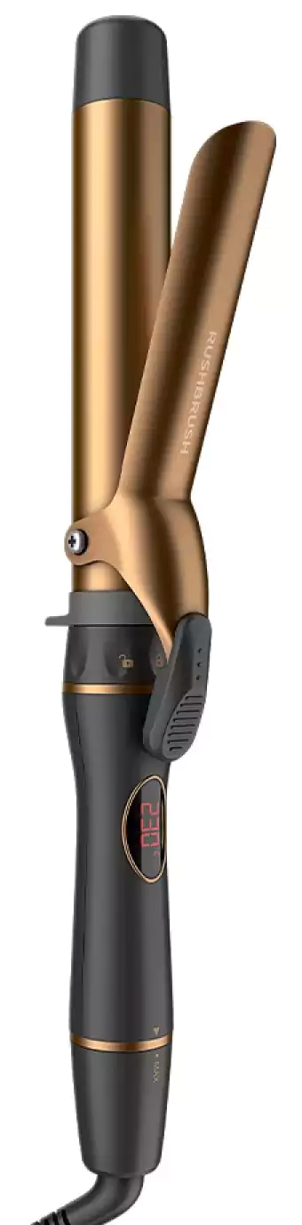 مكواة تجعيد الشعر راش برش، 230 درجة سيليزيوس، ذهبي، سباين كرلير 5 في1