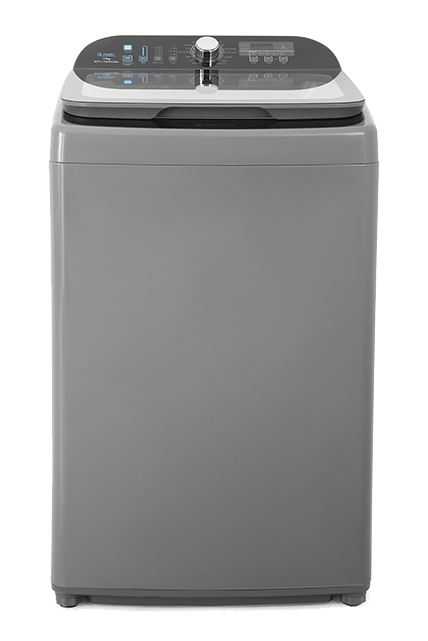 غسالة ملابس فوق اوتوماتيك وايت بوينت، تحميل علوي، 16 كجم، باب هيدروليك، شاشة ديجيتال، حلة دياموند درام، رمادي غامق، WPTL1666DGSMA