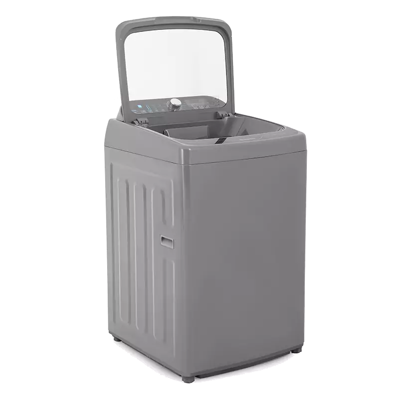 غسالة ملابس فوق اوتوماتيك وايت بوينت، تحميل علوي، 16 كجم، باب هيدروليك، شاشة ديجيتال، حلة دياموند درام، رمادي غامق، WPTL1666DGSMA