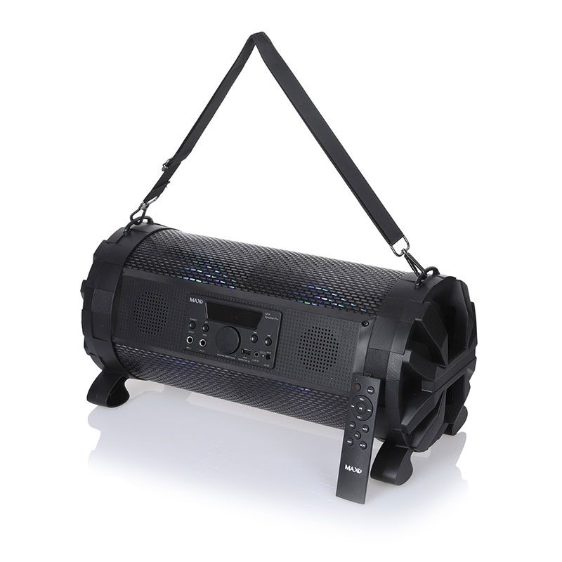 سماعات صب ووفر ماكس سيريز، بلوتوث، 30 وات،ريموت كنترول، أسود، X-626