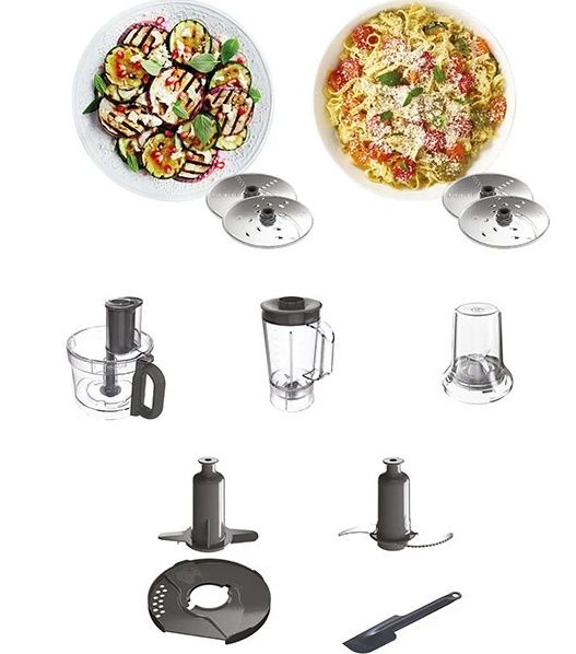 محضر طعام كينوود، 1000 وات، 2 لتر، 32 وظيفة، أبيض، FDP-65.400WH