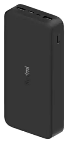 شاحن باور بانك شاومي ريدمي،بطارية 20000 مللي أمبير،5.1 فولت، 18 وات ،أسود،PB200LZM