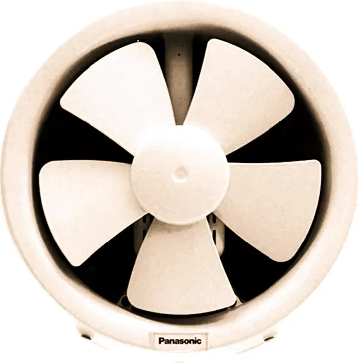 شفاط حمام باناسونيك، 15 سم، فتيل أمان حراري، بيج، FV-15WU3-E1