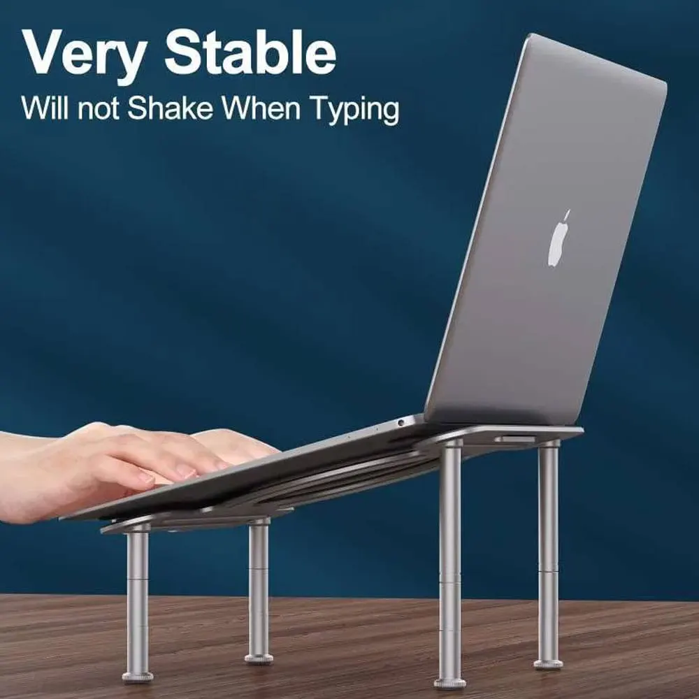 ستاند نوت بوك ألمونيوم فضي