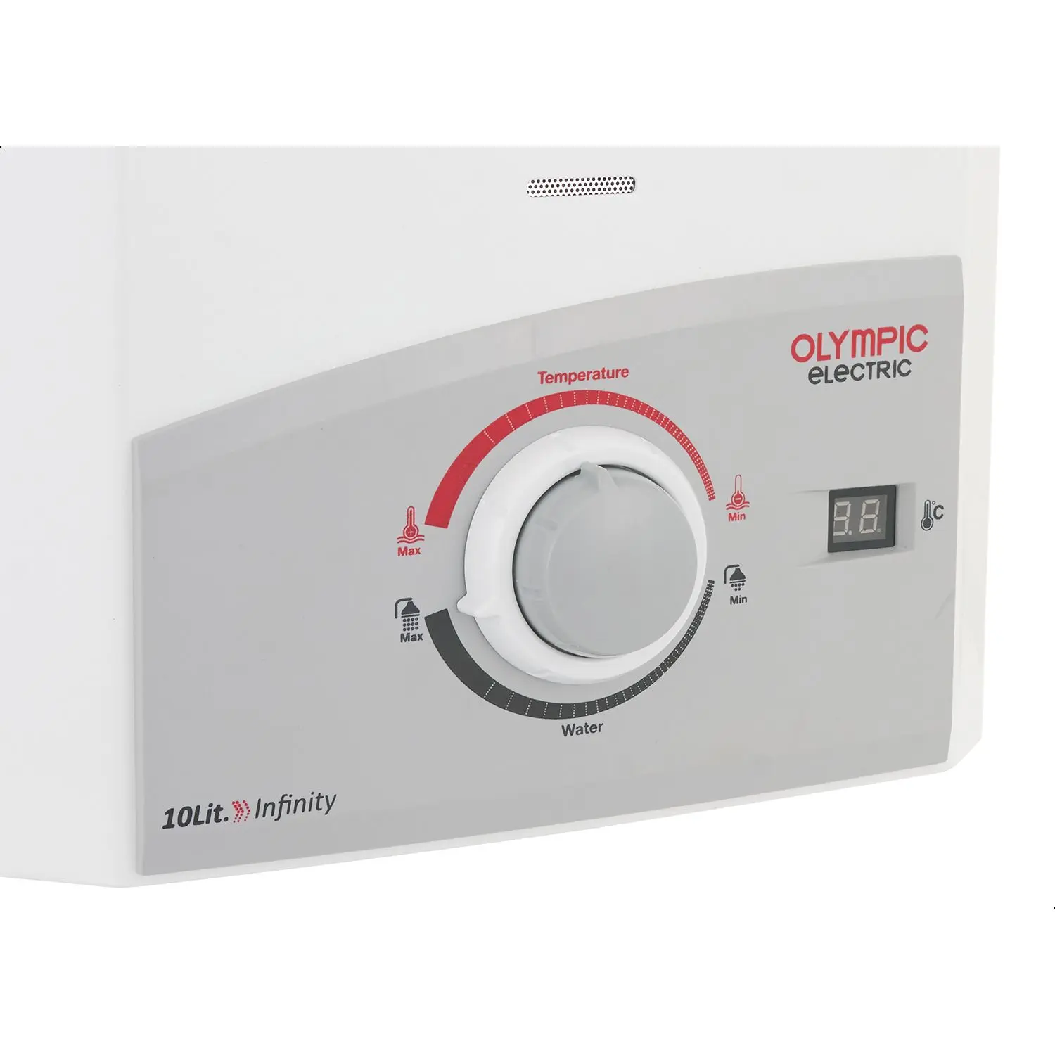 سخان مياه غاز اوليمبيك، 10 لتر، ديجيتال، غاز انبوبة، مدخنة، أبيض ، OEGWDG10FLWH