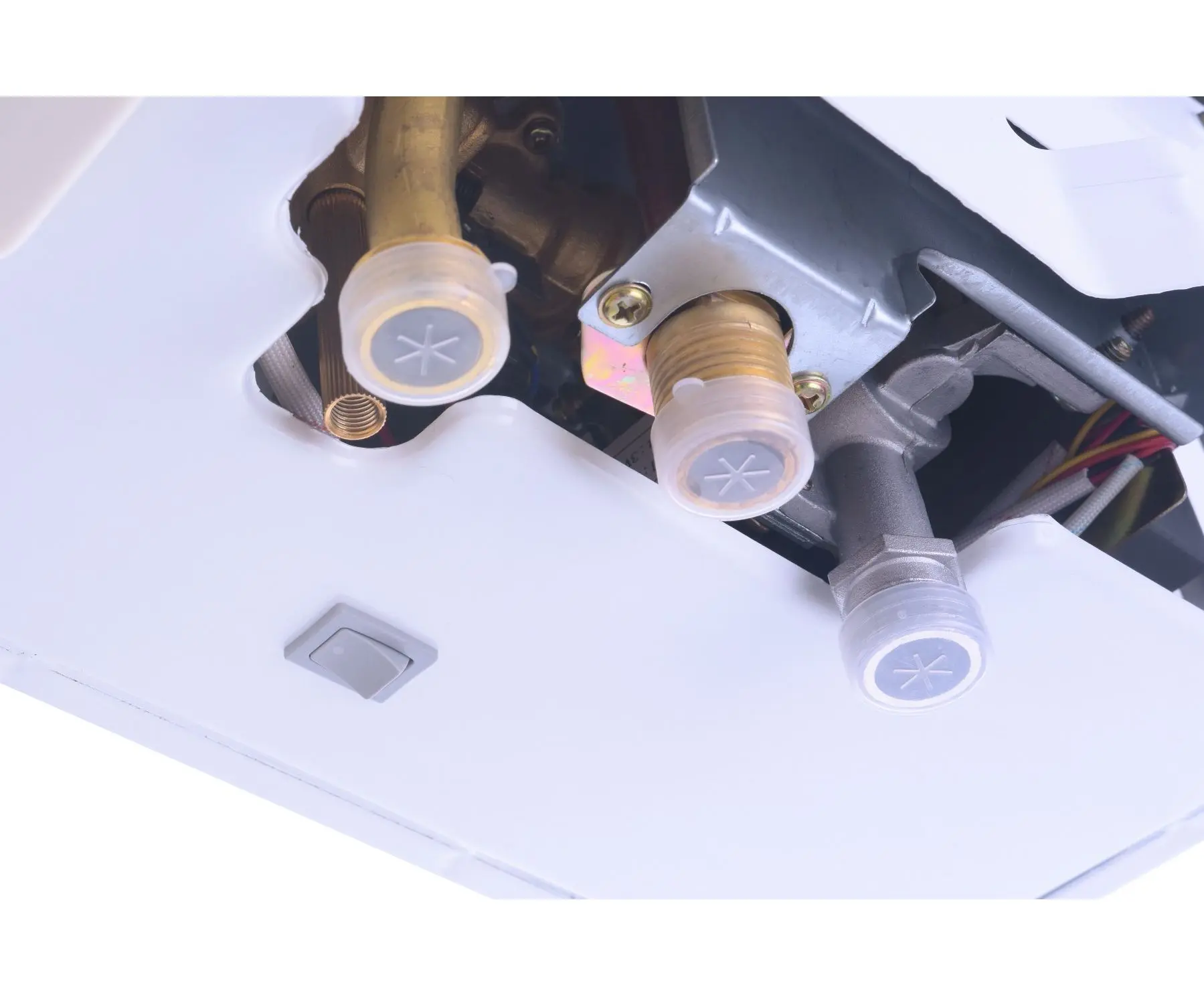 سخان مياه غاز اريستون، 10 لتر، غاز أنبوبة، أبيض