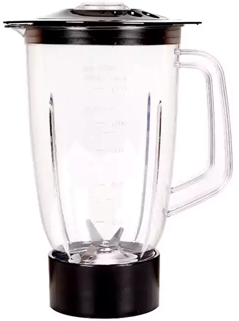 خلاط كهربائي ميديا تك، قدرة 600 وات، 1.5 لتر، مطحنة، كوب عصير، فضي  MT-B18