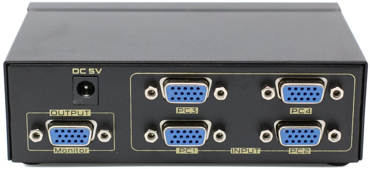 مشغل اوديو وفيديو 1 في 4 لتشغيل جهاز عرض واحر علي اربع شاشات مختلفه في نفس الوقت