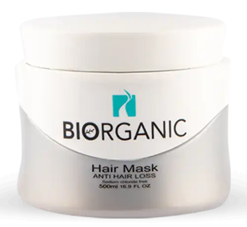 ماسك للشعر بيورجانيك سيلفر، 500 مل