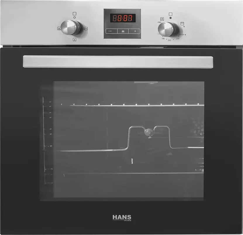 فرن بلت ان هانز 60 سم، غاز، 67  لتر، ديجيتال بشواية، OGO20-10