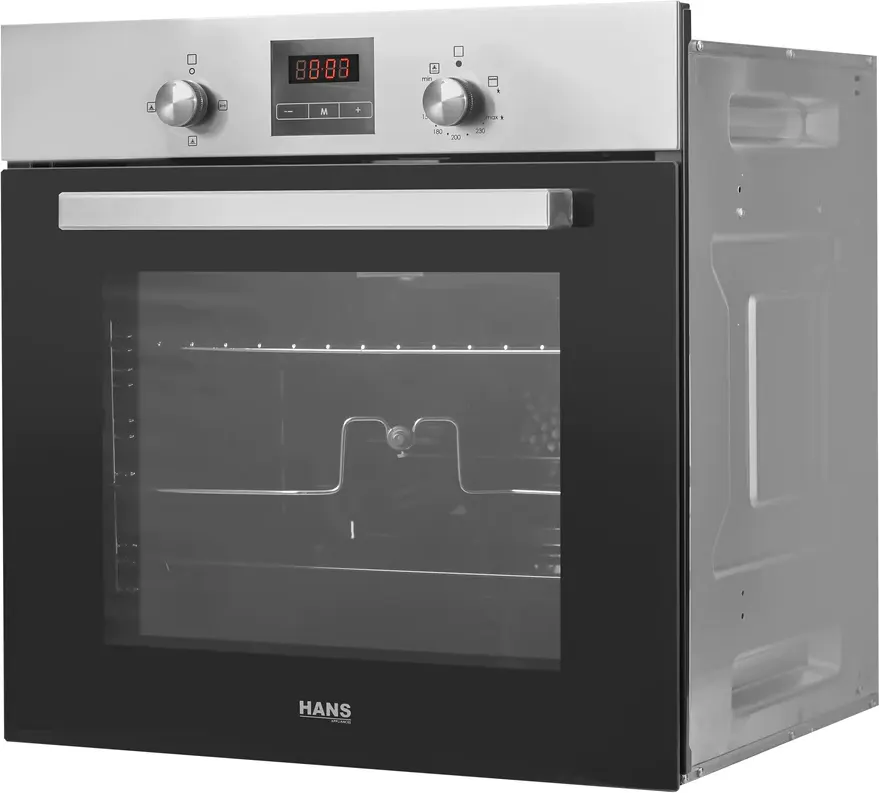 فرن بلت ان هانز 60 سم، غاز، 67  لتر، ديجيتال بشواية، OGO20-10