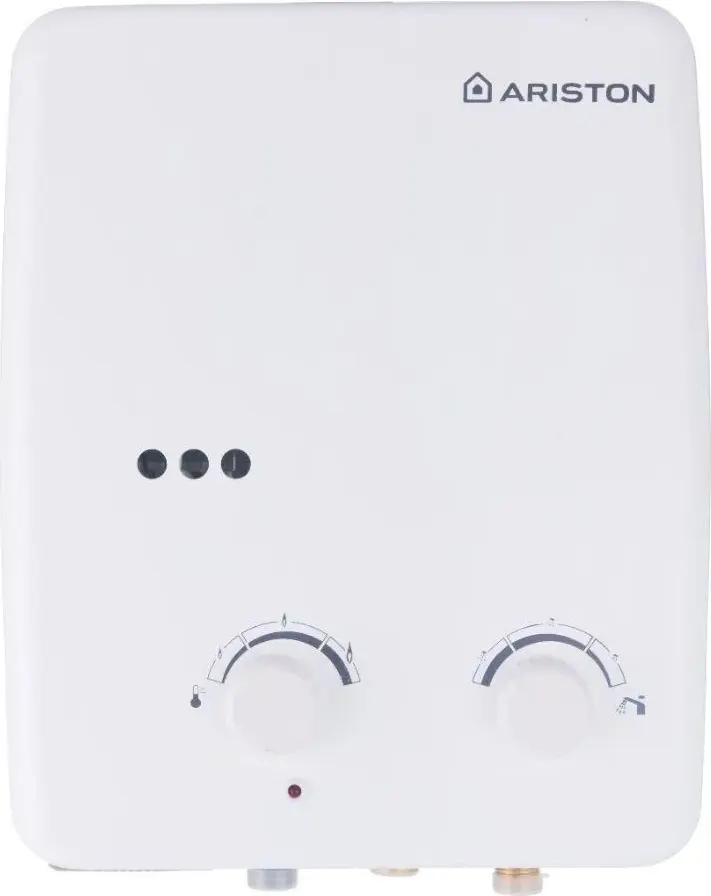 سخان مياه غاز أريستون، 6 لتر، غاز طبيعي، أبيض