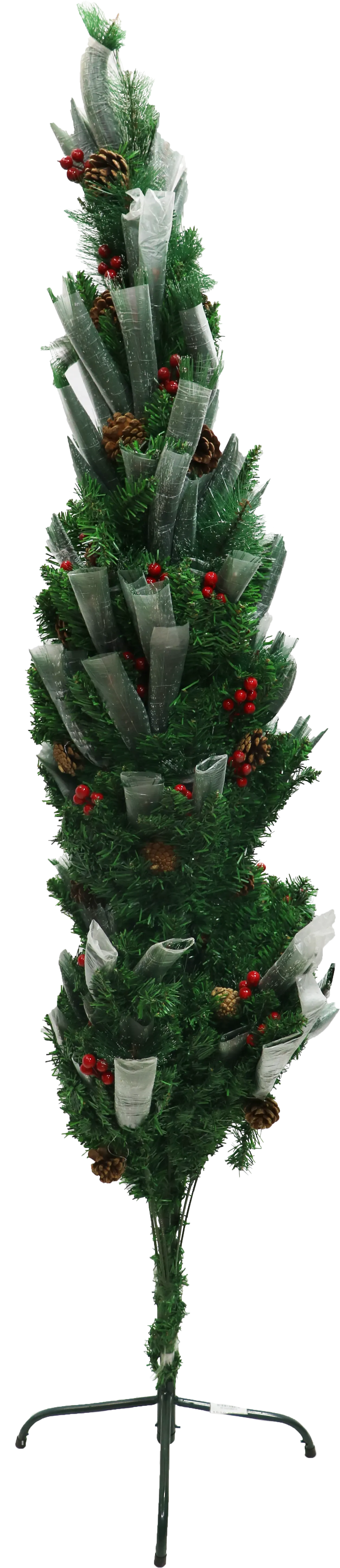 MK-292-293 شجرة كريسماس- أحمر وأخضر