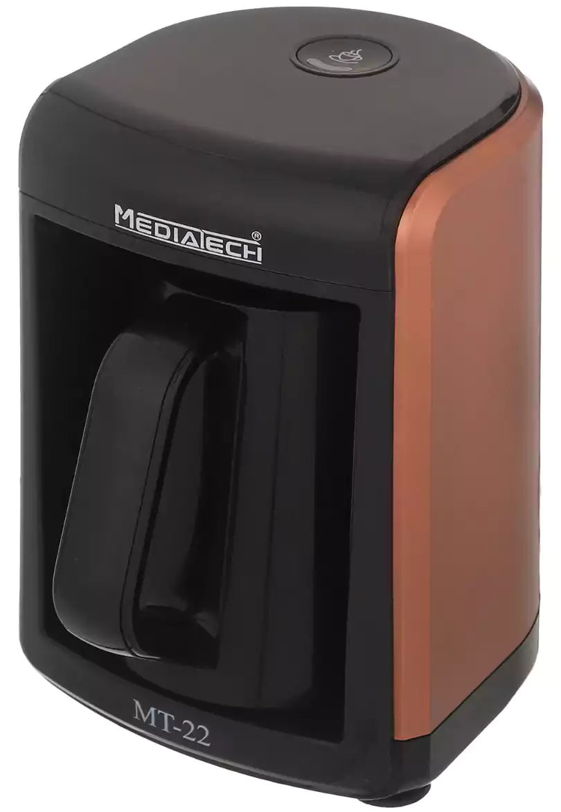 ماكينة قهوة تركي ميديا تك أوتوماتيك، 535 وات، 5 فنجان، MT-22 ،برونزي