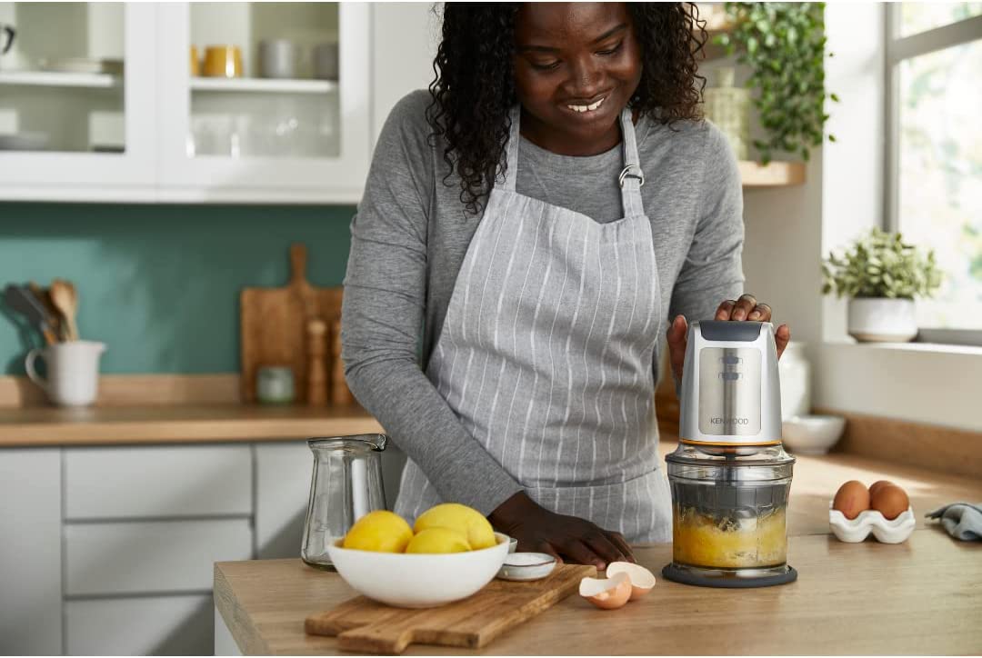 قطاعة خضار مع وعاء إضافي كينوود 500 وات OWCH61.200WH- أبيض