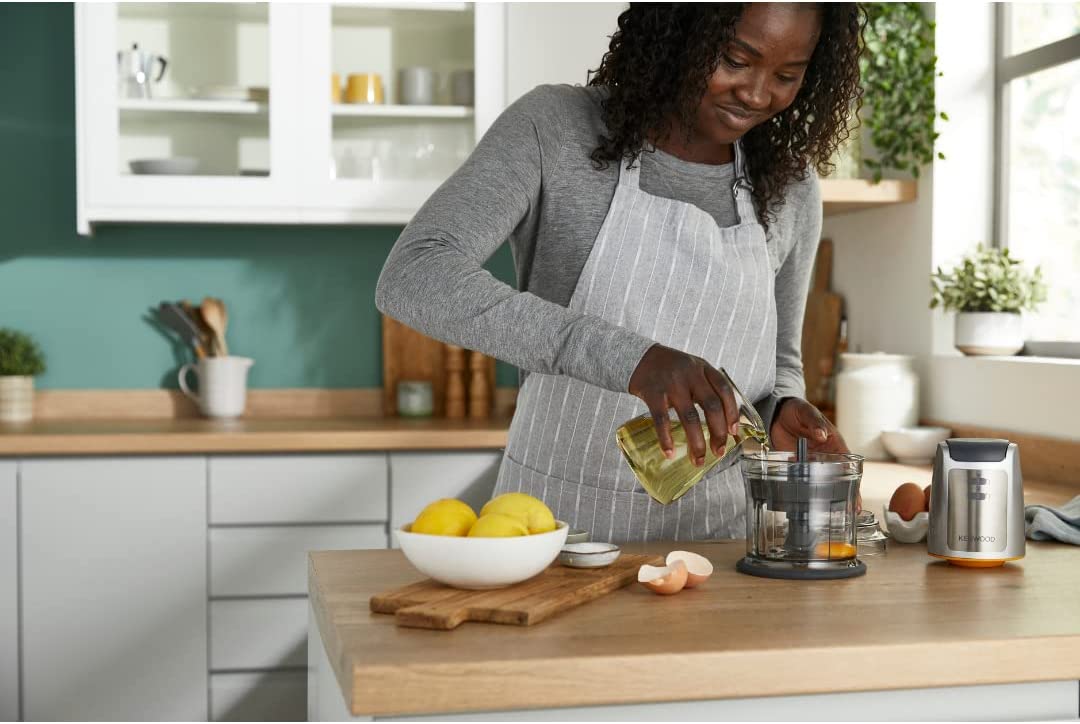 قطاعة خضار مع وعاء إضافي كينوود 500 وات OWCH61.200WH- أبيض