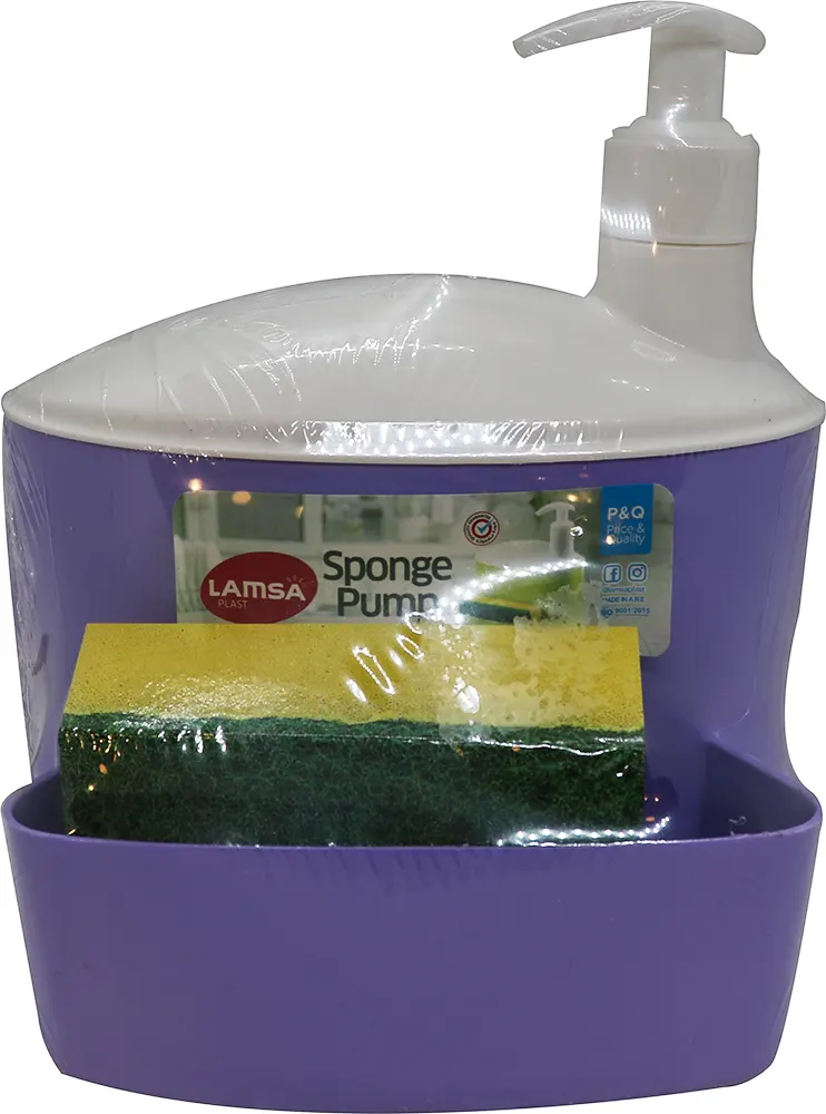 مضخه صابون واسفنج لمسه