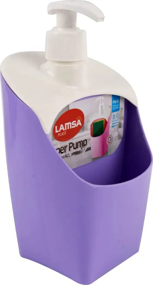 مضخه صابون واسفنج لمسه - ألوان متعددة