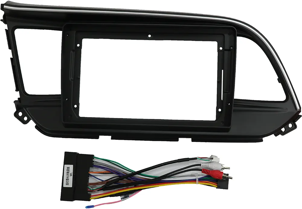 Car cassette frame for HYUNDAI ELANTRA ED 2019, Black