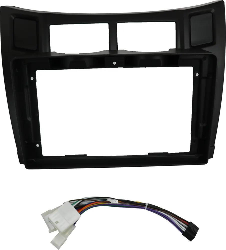 Car cassette frame for TOYOTA YARIS 2008-2011, Black