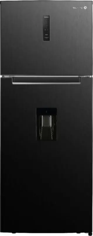 ثلاجة وايت ويل نوفروست ، 430 لتر ،2 باب ،ديجيتال ،موزع مياه ، اسود ، WR-4385 HBX