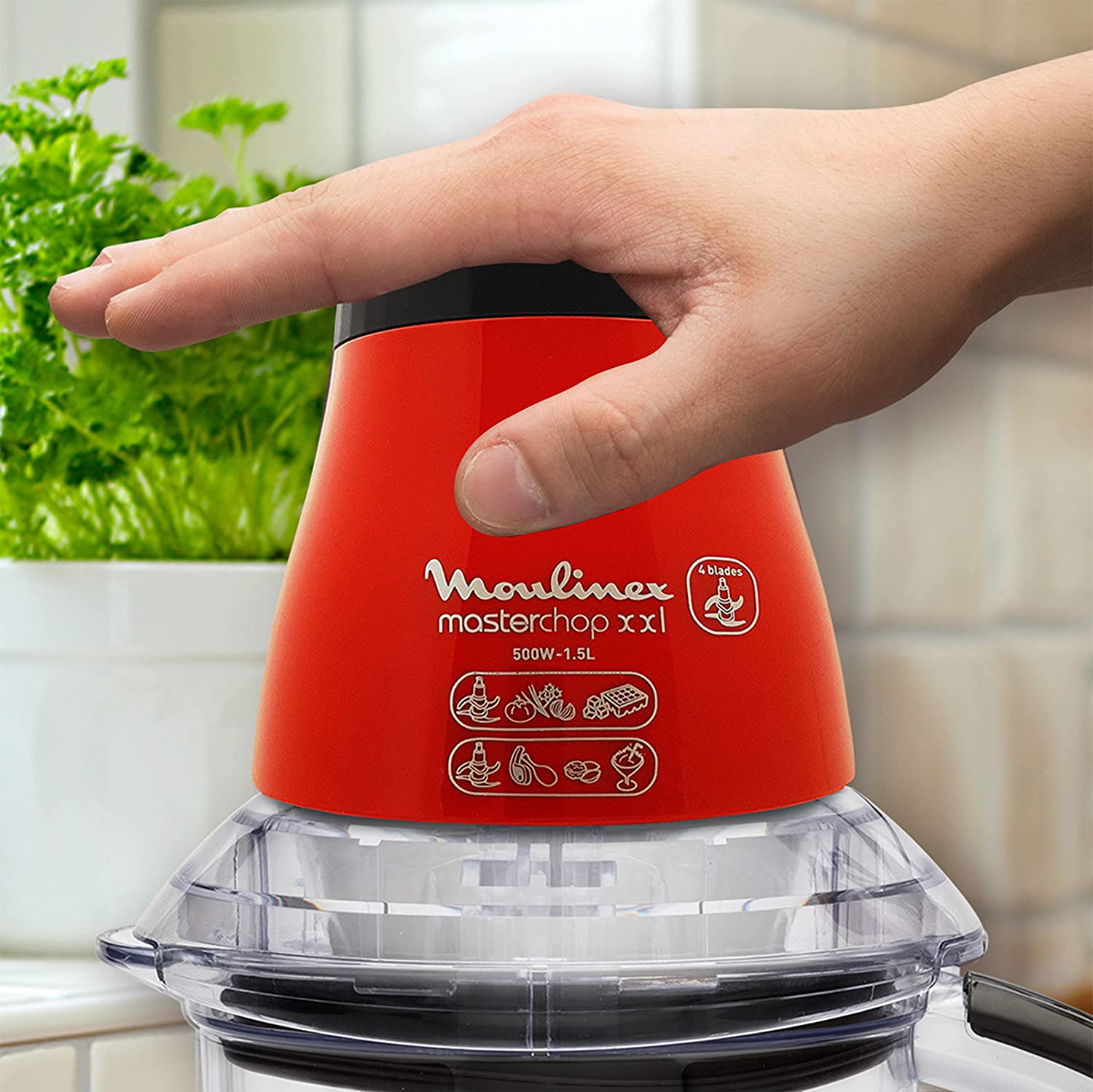 كبه مولينكس، 500 وات، 1.5 لتر، أحمر، DJ4700EG1