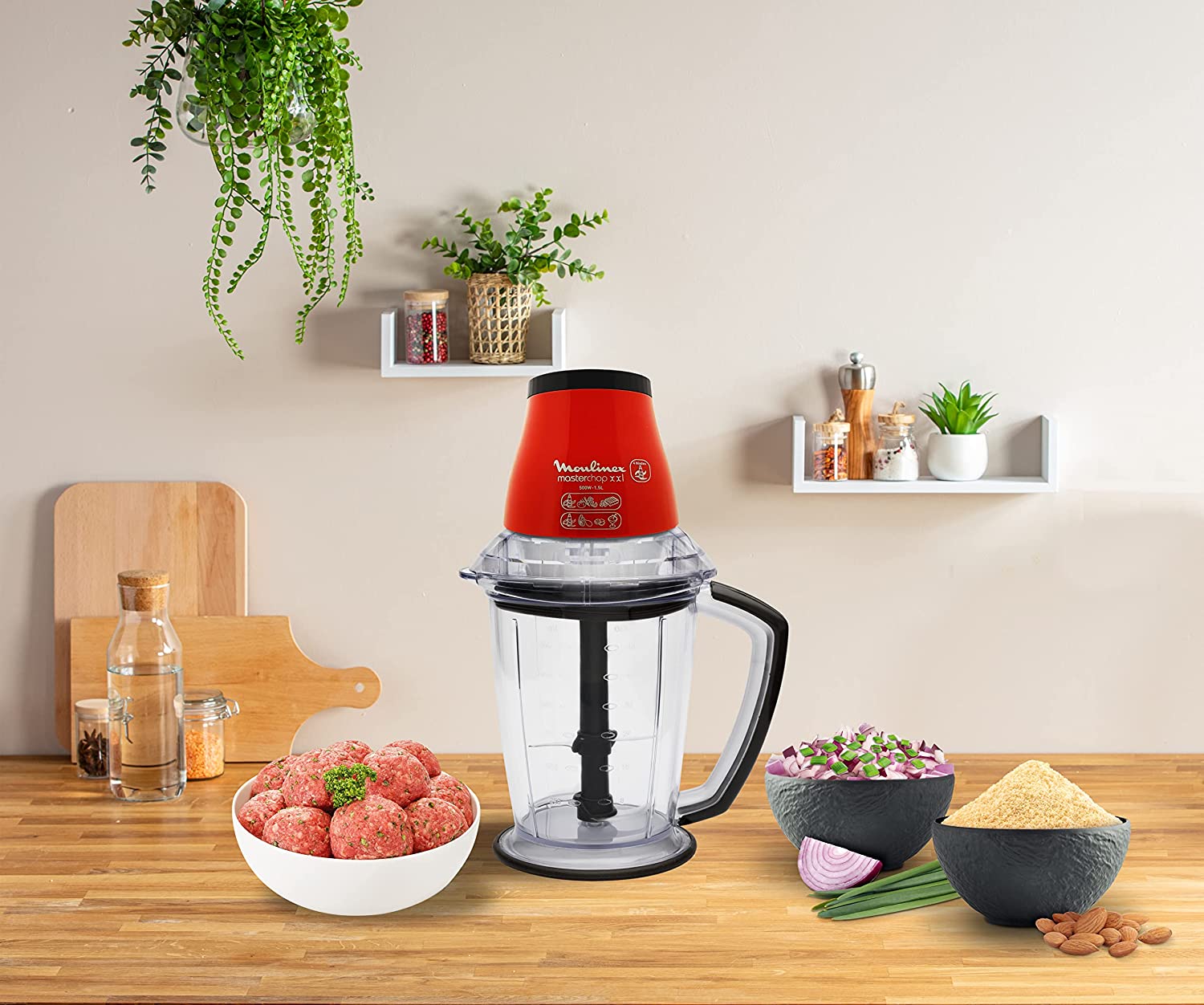 كبه مولينكس، 500 وات، 1.5 لتر، أحمر، DJ4700EG1