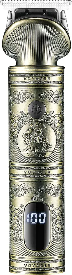 ماكينة حلاقة في جي ار، قابلة للشحن، شاشة ليد، لون فضي، موديل V-962