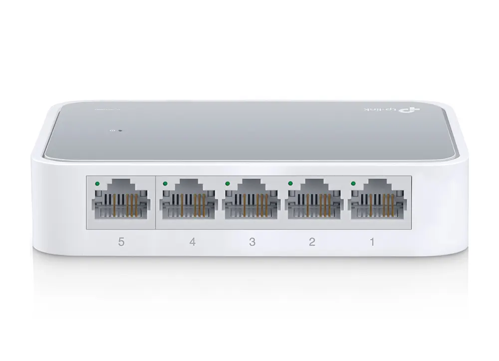 تي بي لينك ديسكتوب سويتش، 5 منافذ، 100ميجابت، أبيض، TL-SF1005D