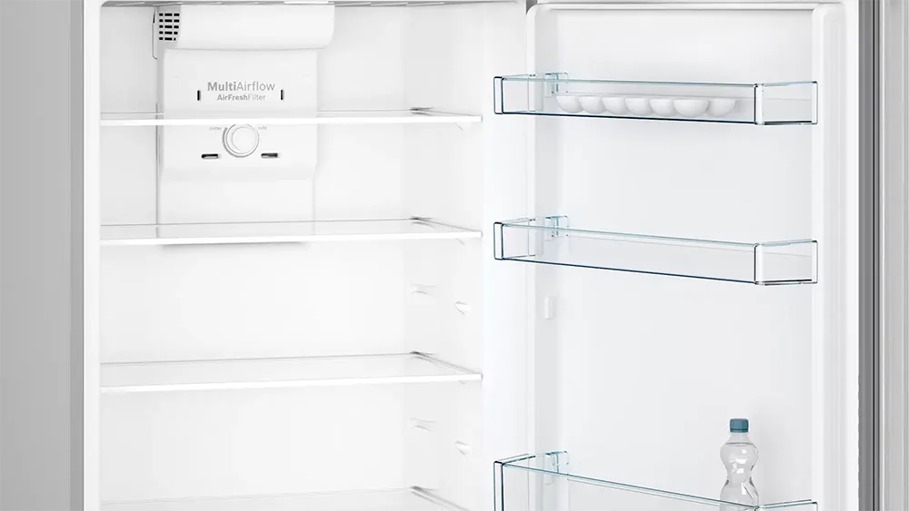 ثلاجة بوش نوفروست، سعة 328 لتر ، 2 باب ، ستانلس ستيل ، KDN43NL2E8