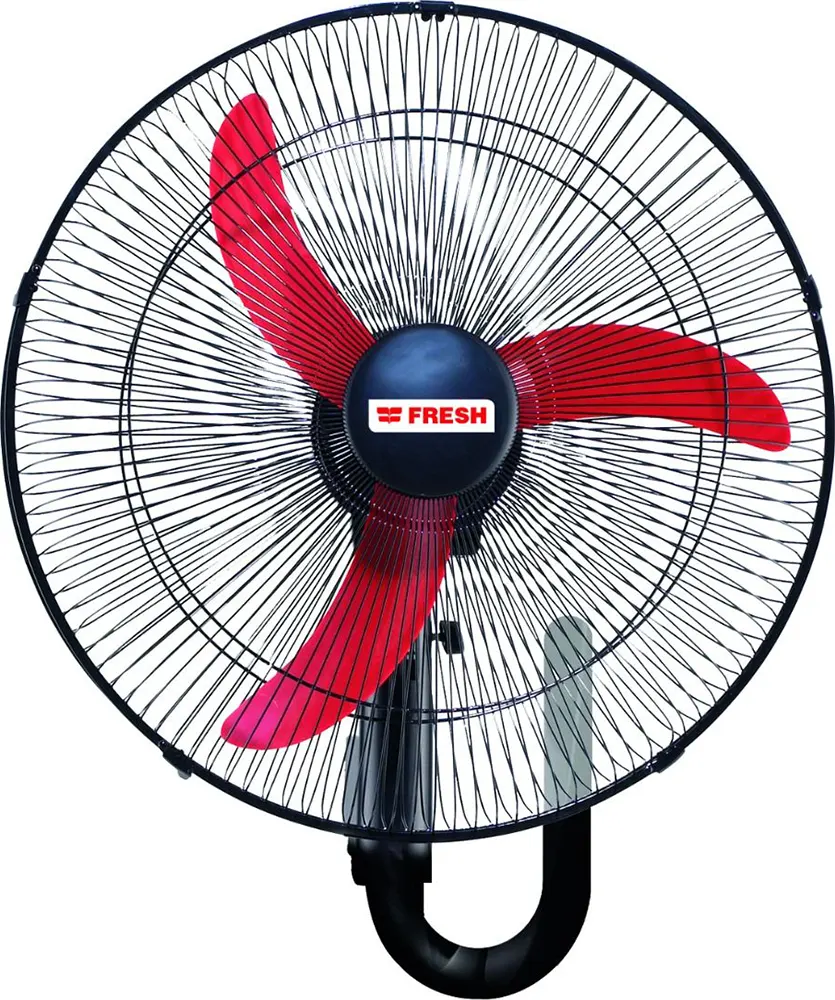 مروحة حائط فريش الشبح، 18 بوصة، أحمر