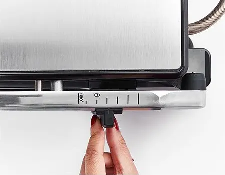 شواية كهربائية ميانتا، 2000 وات، ستانلس ستيل، فضي، CG28209A