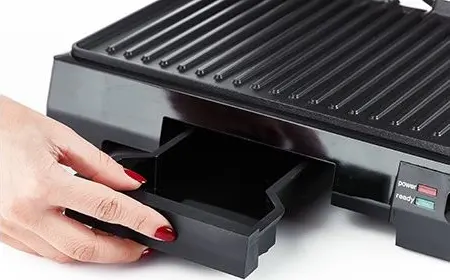 شواية كهربائية ميانتا، 2000 وات، ستانلس ستيل، فضي، CG28209A