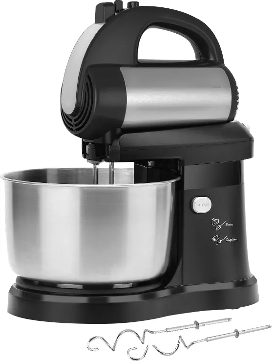 مضرب بيض بالعجان ستار ماكس، 400 وات، 3 لتر، 5 سرعات، أسود، SM-2010