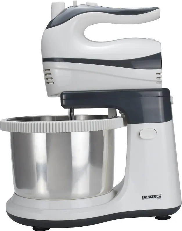 مضرب بيض بالعجان ميديا تك، 500 وات، 3 لتر، 5 سرعات، أبيض، MT.H233B