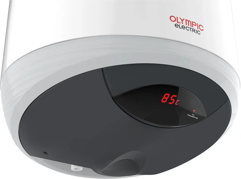 سخان مياه كهرباء اوليمبيك، 30 لتر، ديجيتال، أبيض، Hero Plus