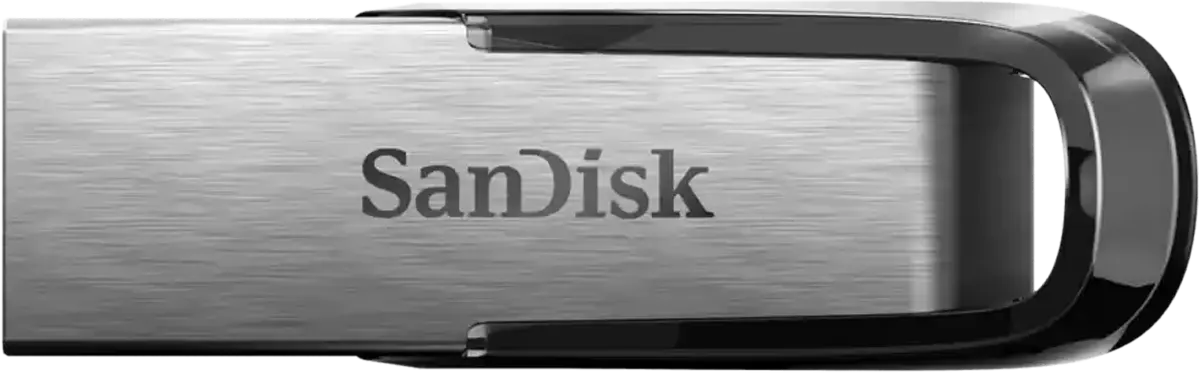 فلاش ميموري سانديسك Ultra Flair، بسعة 128 جيجابايت، USB 3.0، فضي، SDCZ73-128G-G46