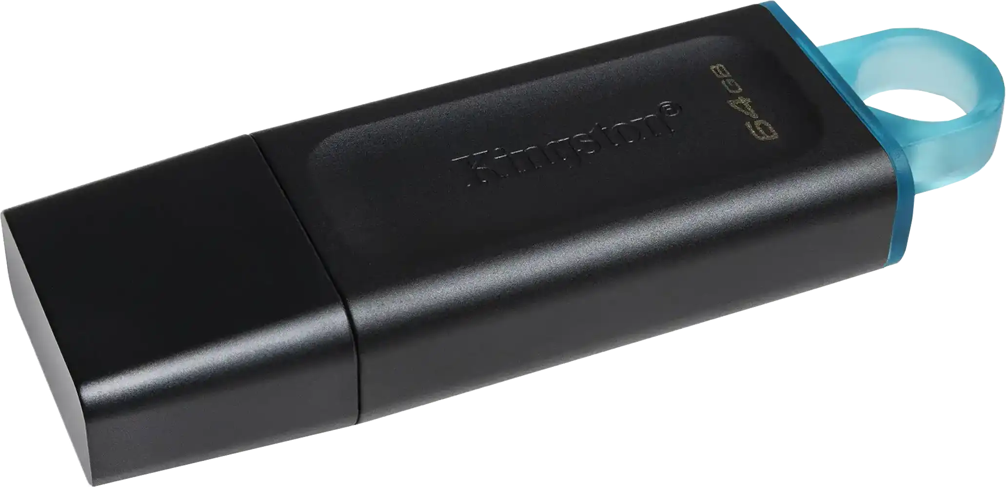 فلاش ميموري كينجستون Exodia، بسعة 64 جيجابايت، USB 3.2، أسود، DTX-64GB