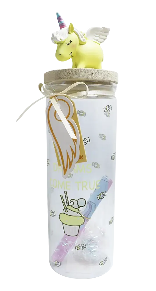 صندوق هدايا مراسيل زجاجية حجم كبير - شفاف