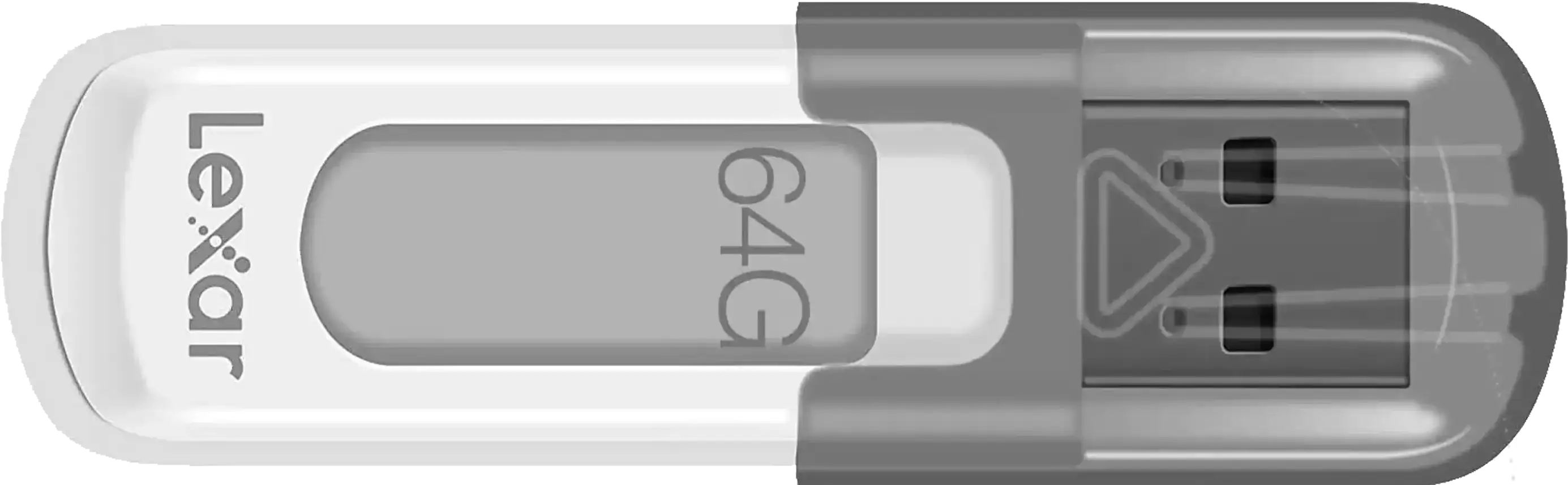 فلاش ميموري ليكسار JumpDrive® V100، بسعة 128 جيجابايت،  USB 3.0، رمادي، LJDV100-128ABGY