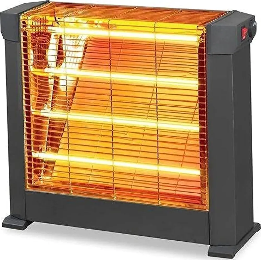 iHome Halogen Heater, 4 Candles, 2200 Watt, Black, KI-2760