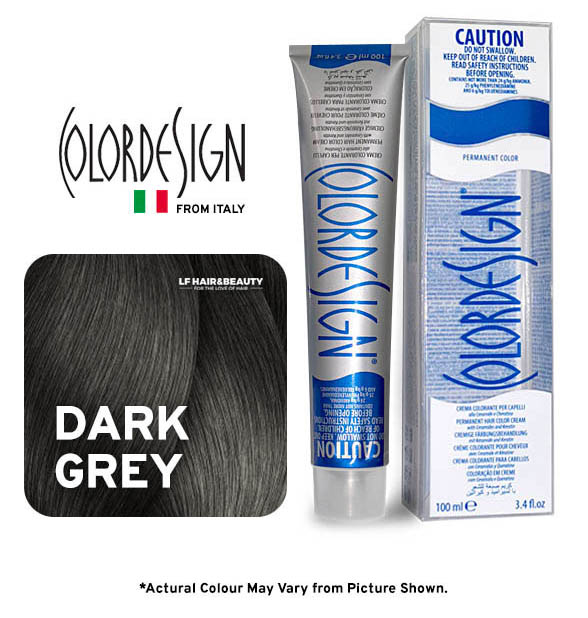 صبغة شعر من كلر ديزاين  دارك جراى 100مل