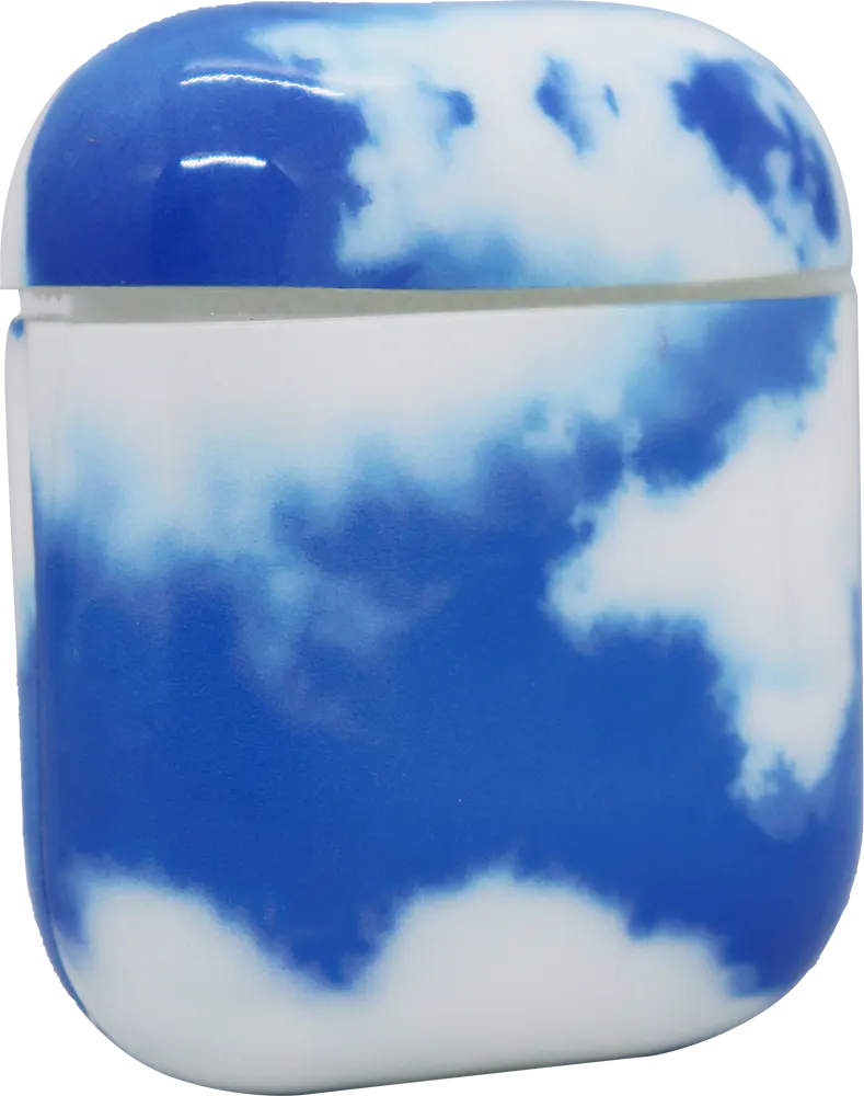 جراب سماعة بلوتوث، تصميم على شكل سحاب، أزرق